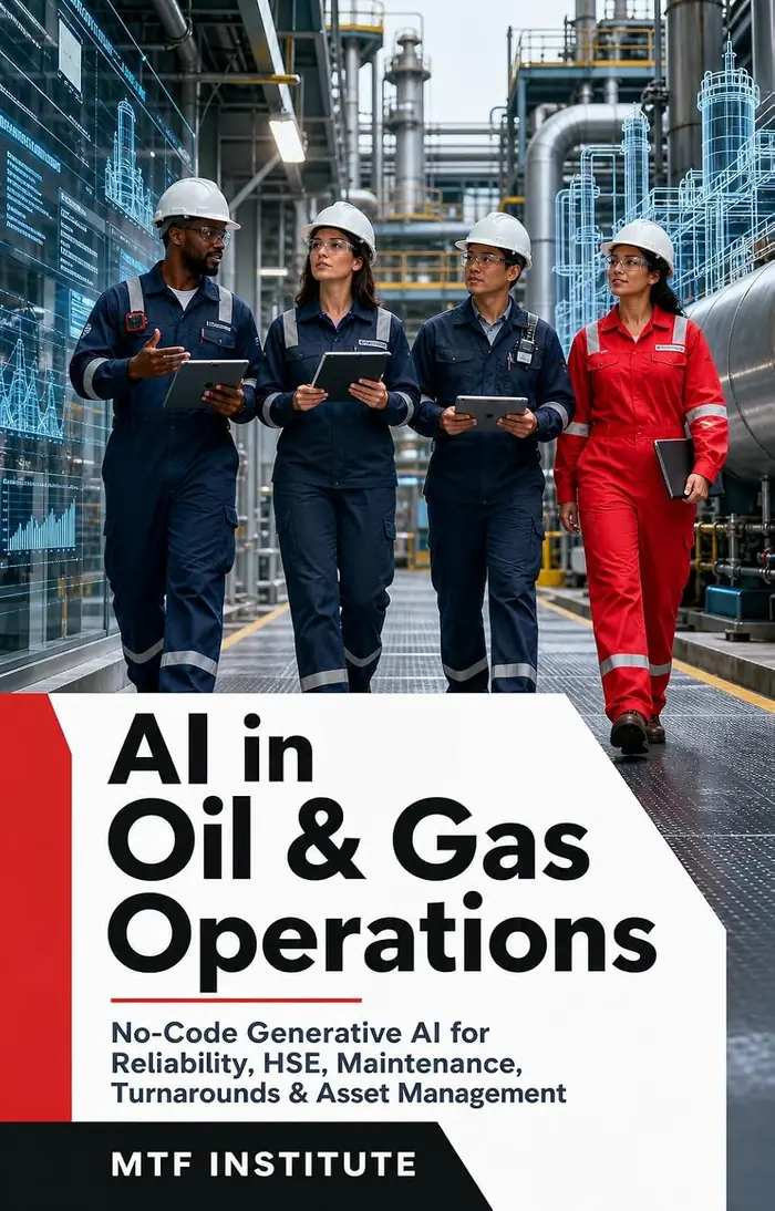 Book cover: AI in Oil & Gas Operations