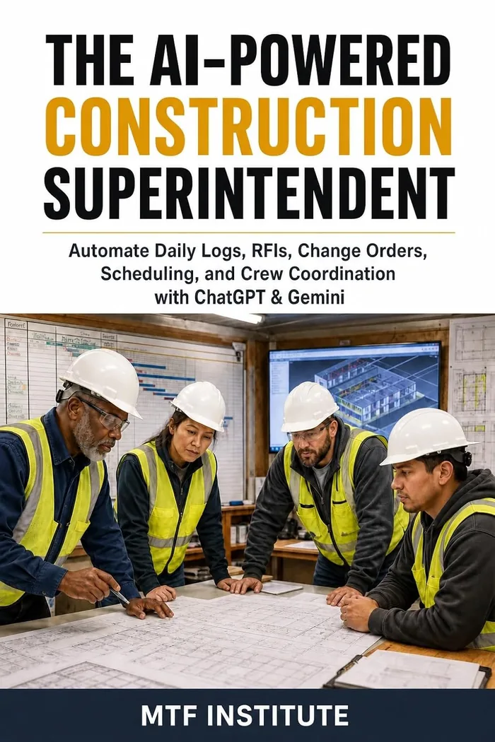 Book cover: The AI-Powered Construction Superintendent