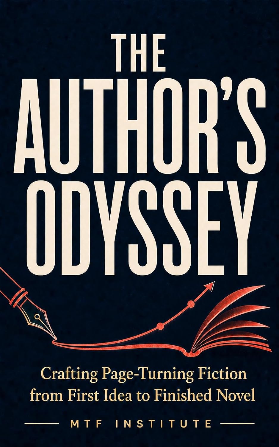 Book cover: The Author's Odyssey: Crafting Page-Turning Fiction from First Idea to Finished Novel