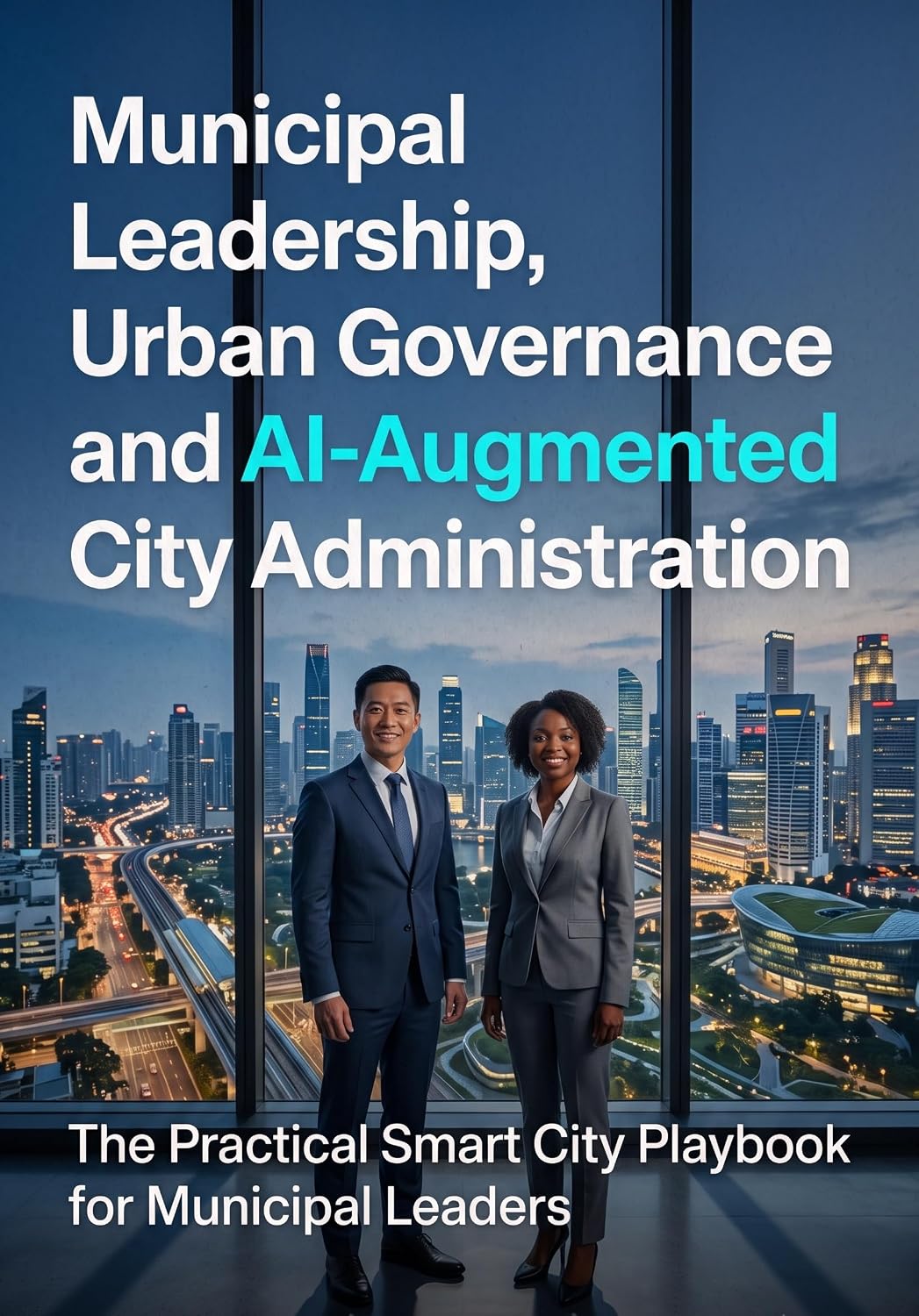 Book cover: Municipal Leadership, Urban Governance and AI-Augmented City Administration