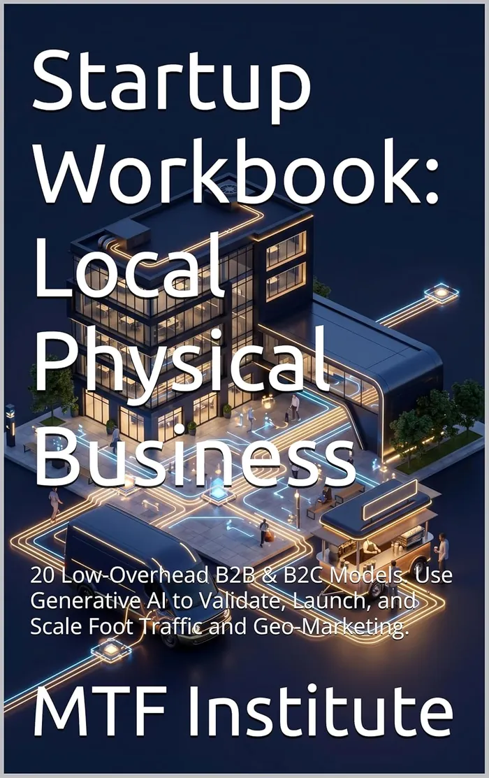 Book cover: Startup Workbook: Local Physical Business