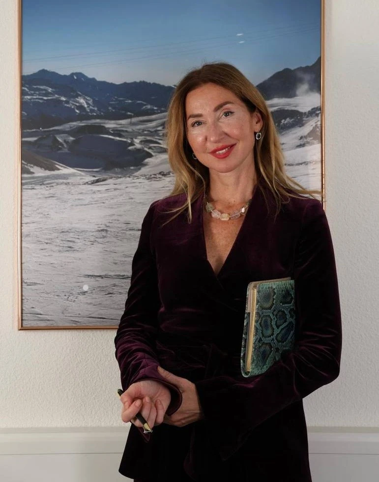 Olga Margolin presenting wealth management perspectives in Switzerland