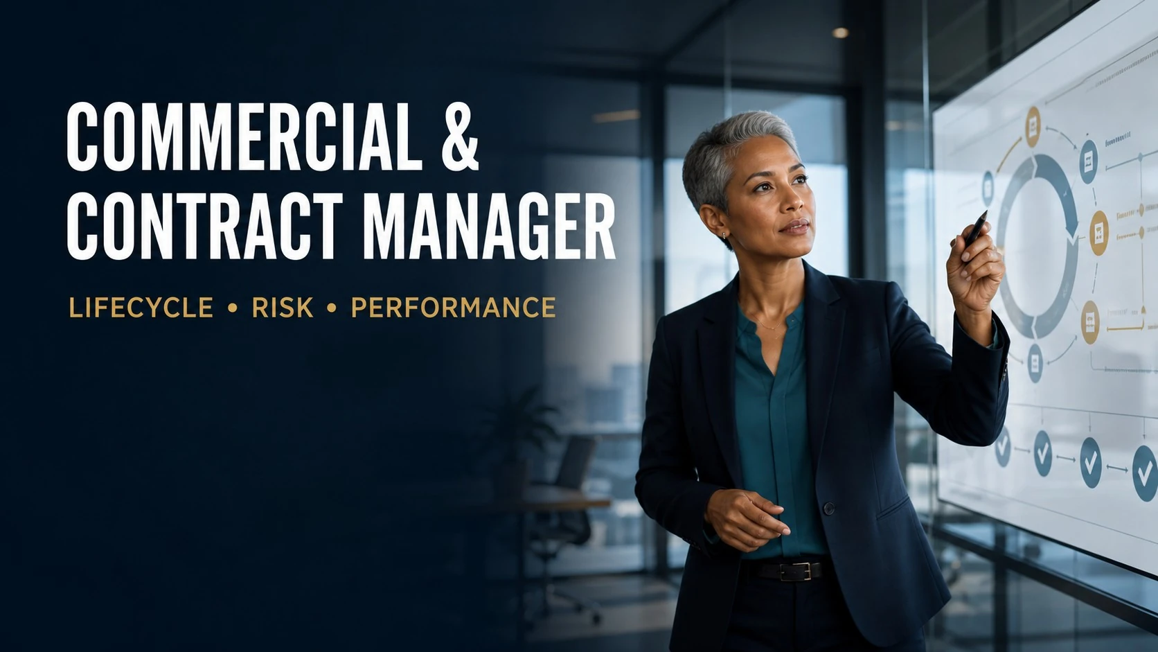 Commercial and Contract Manager lifecycle, risk and performance evidence workflow course