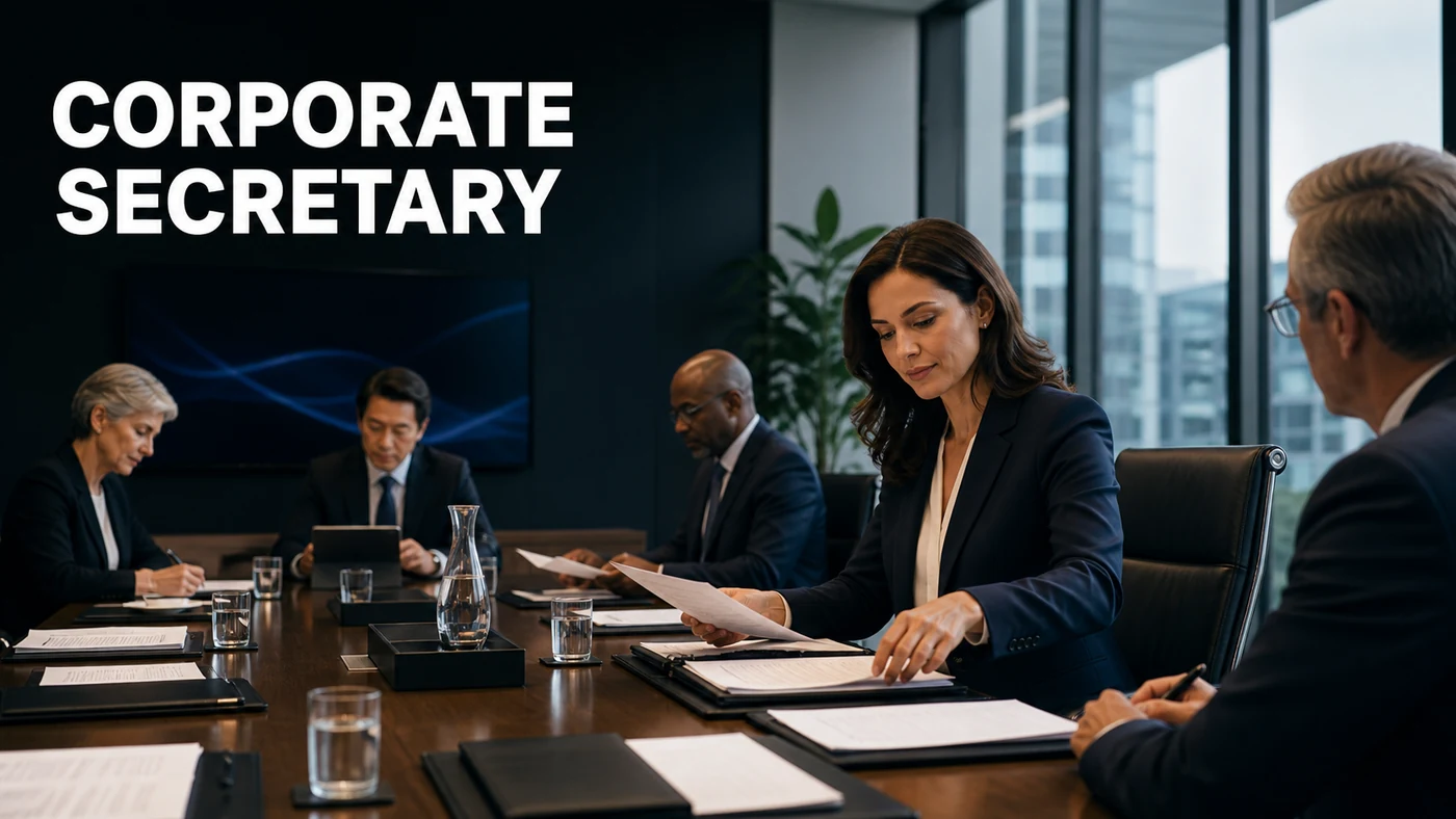 Corporate Secretary course in board governance and entity administration